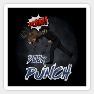 Deer punch Sticker